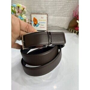 (H) DIOR HOMME reversible leather belt in black and brown, size 38, Italy made